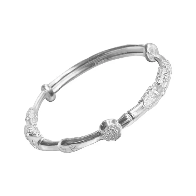 CUTE DAME S999 Fine Silver Sterling Silver Bracelets Women's Silver-0