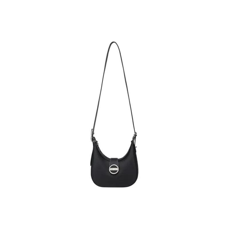 GELANNI Cow Leather Shoulder Bag Regular Women's Ecru/Black/Brown-8