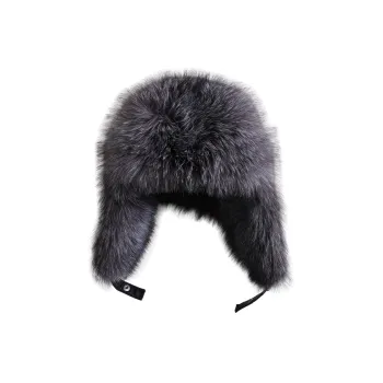 Lagur Fox Fur Trapper Hats Women's
