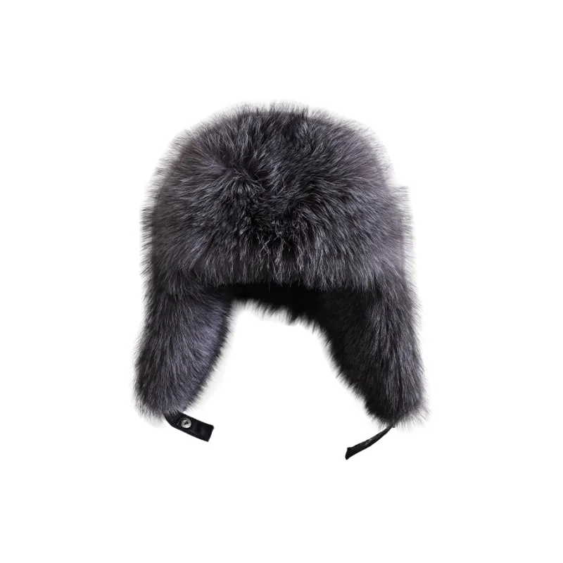 Lagur Fox Fur Trapper Hats Women's-0