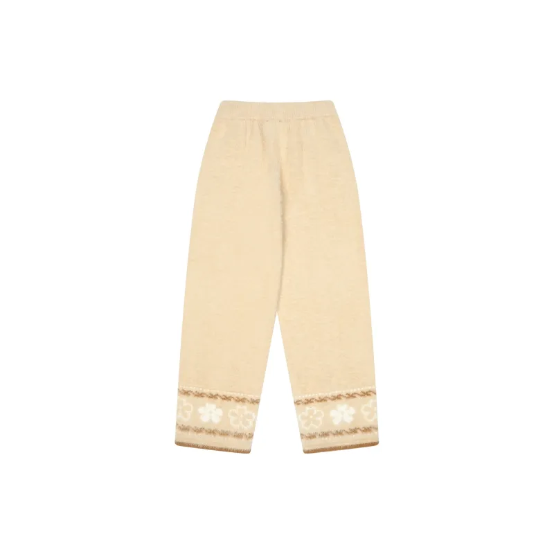MostwantedLab MostwantedLab Vintage Flower Casual Pants Unisex-1