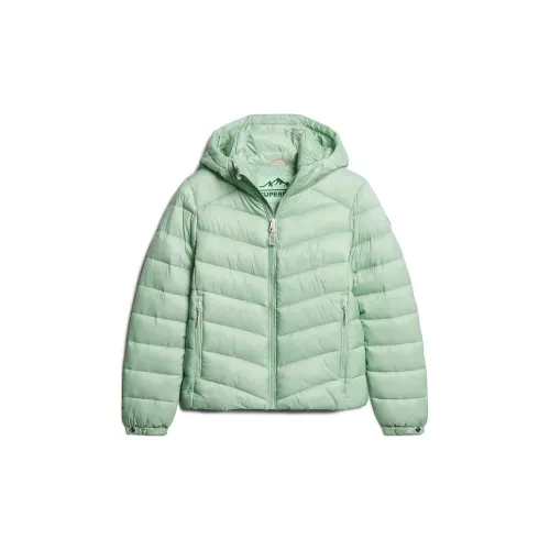 SUPERDRY Jackets Women's Light Green