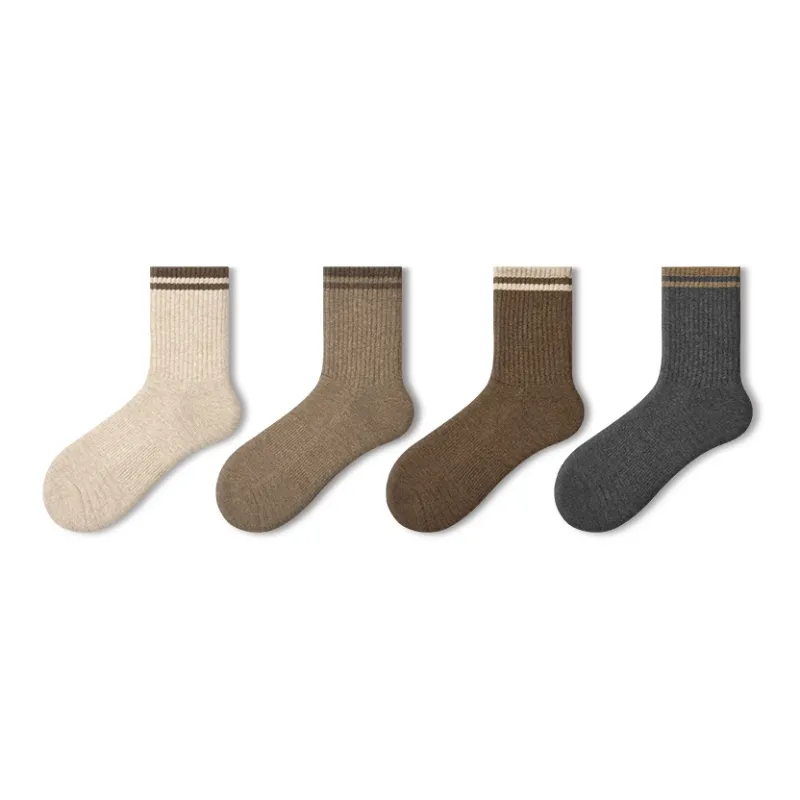 Primeet Mid Calf Socks Men's 4 Pack-5