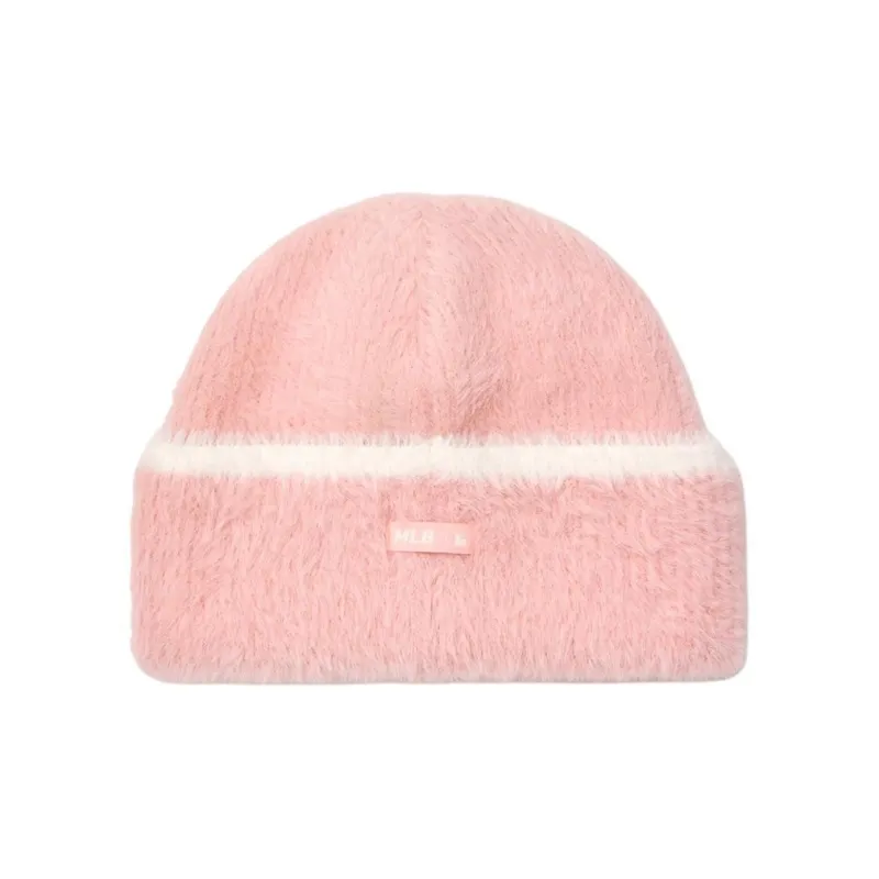 MLB Polyurethane Beanies Unisex Pink-1