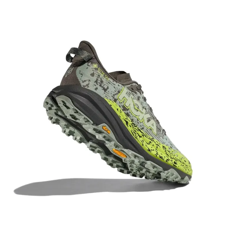 HOKA ONE ONE Speedgoat 6 Gore Tex Slate Aloe Vera-5
