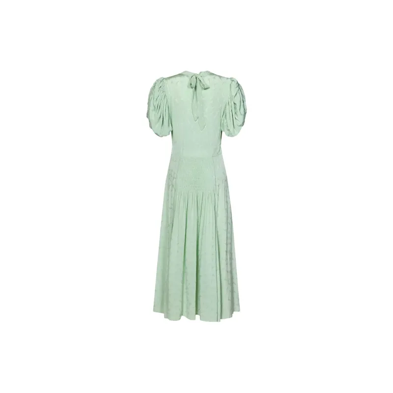 Rotate Floral jacquard Midi Dress-1