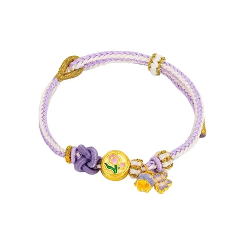 Diamond International Gold Bracelet Women's