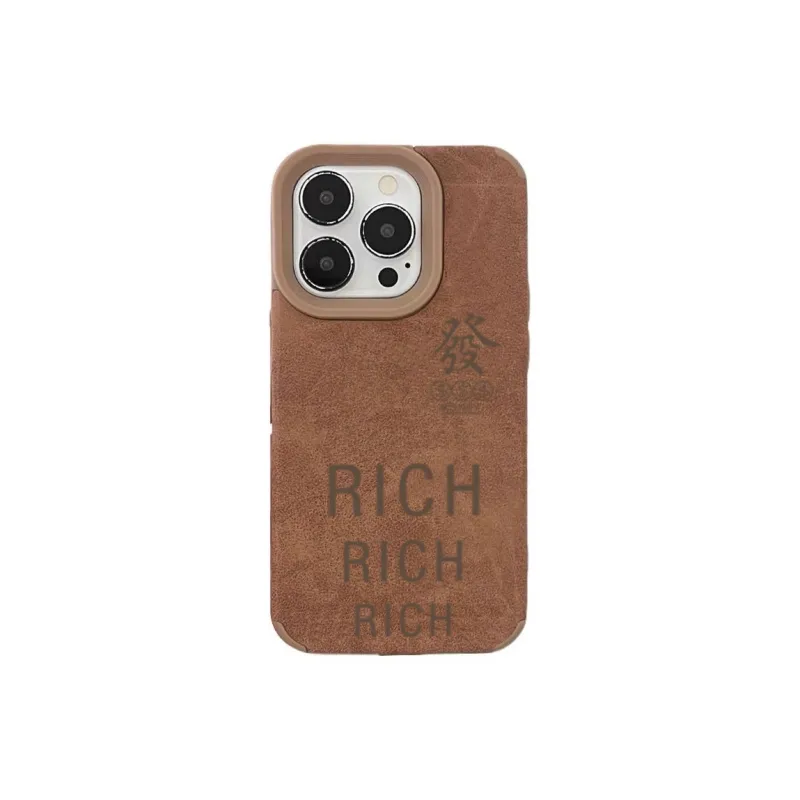 XIANGRIKE TPU Material RICH Phone Case Compatible With IPhone 15/14 Plus/13/12/11/15 Pro Max/XS/XR/XS Max/8 Plus-0