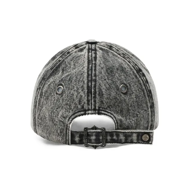 SMFK Denim Baseball Caps Unisex Heather Gray-1