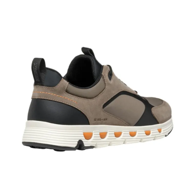 GEOX Anti Slip Wear Resistant Low Top Casual Shoes Men's Brown Black-4