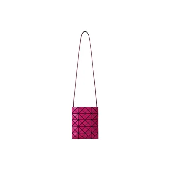 ISSEY MIYAKE Prism Polyvinyl Chloride Resin One Shoulder Crossbody Bag Regular Women's Burgundy