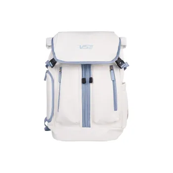 Venson Badminton Racket Bags 2 Pcs Pack Fashion Trend Backpack White Blue Unisex Independent Shoe Compartment