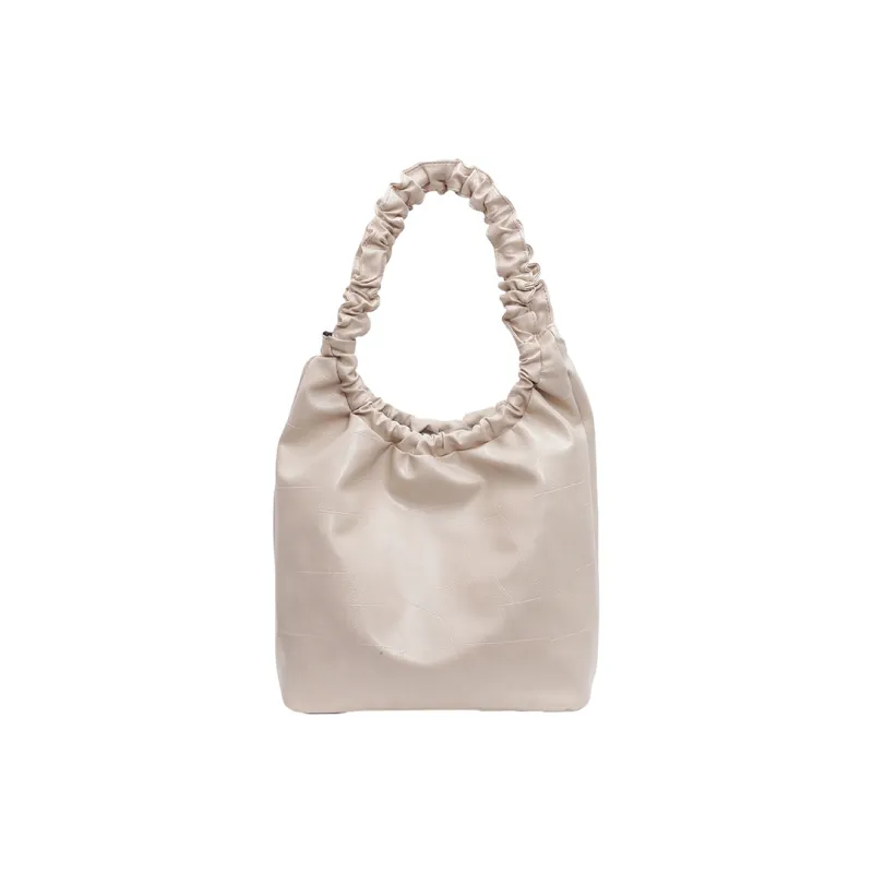 Yalu PU Tote Bag, Shoulder Bag Regular Women's Coffee/Black/Burgundy/Silver/Ecru-14