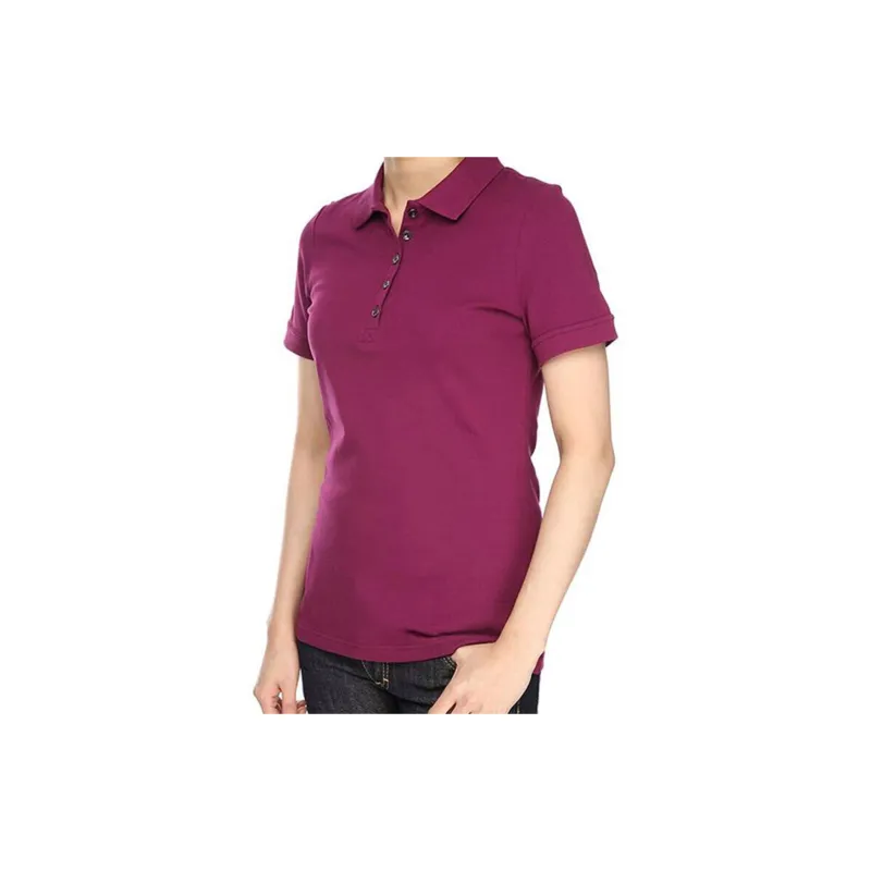 Burberry Polo Shirt Women's Magenta-5