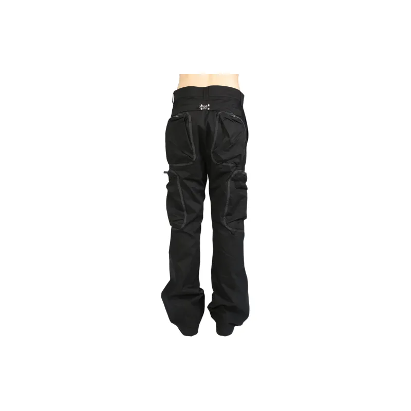 FFFPOSTALSERVICE Flared Cargo Trousers-1
