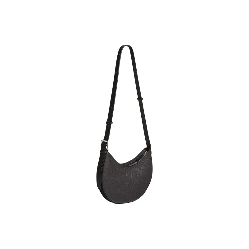 HERMES Arcon Togo Leather With Swift Calfskin Crescent Bag, Shoulder Bag, Crossbody Bag Women's Black-2