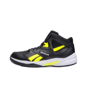 Reebok Pro Heritage 2 Cushioning Slip Resistant Mid Top Basketball Shoes Men's Black