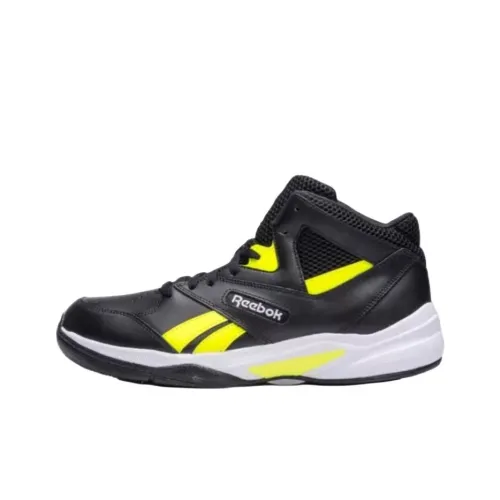 Reebok Pro Heritage 2 Cushioning Slip Resistant Mid Top Basketball Shoes Men's Black