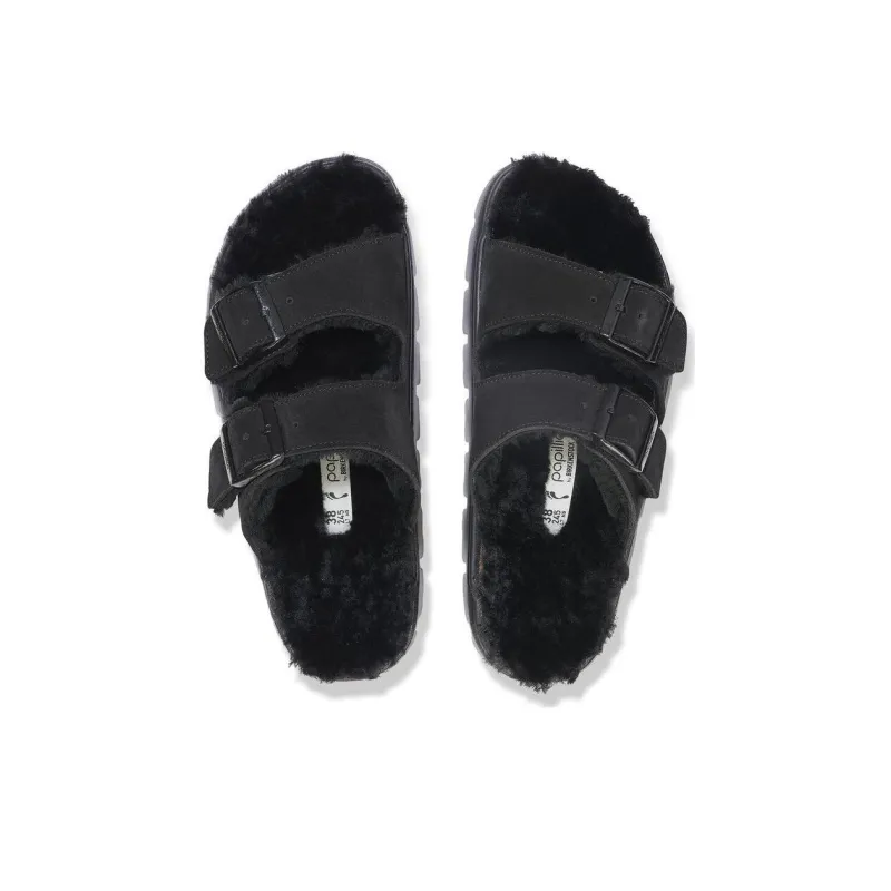 Birkenstock Arizona Series Slip Resistant Slide Slippers Women's Black-4