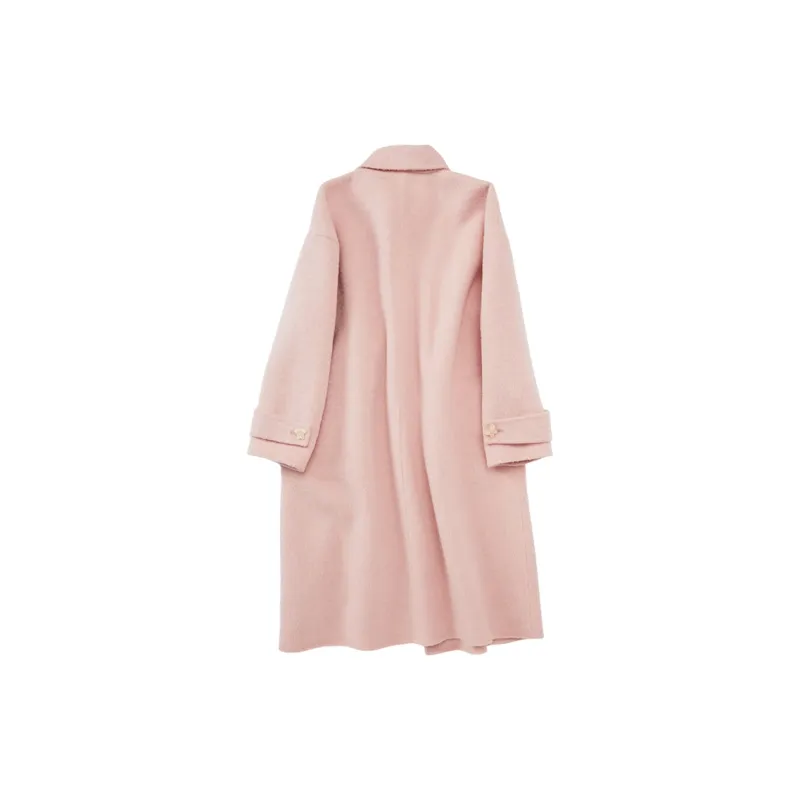 XIANGYING Coats Women's Pink-1