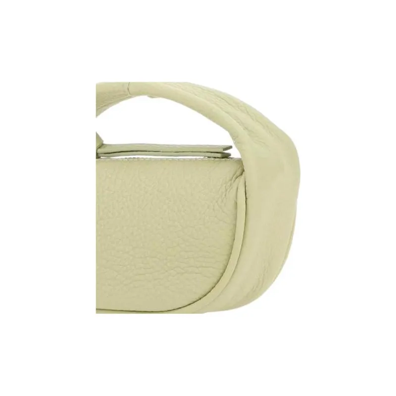By Far Cow Leather Handbag Women's Green-3