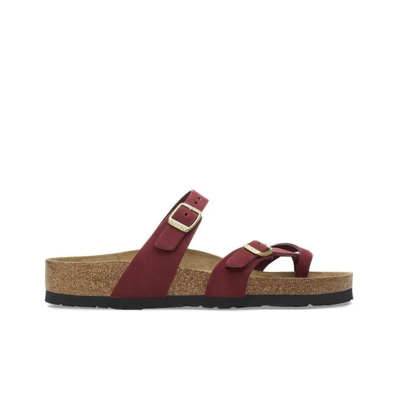Birkenstock Mayari Series EVA Slip-Resistant Slide Slippers Women's Red Narrow Fit-1