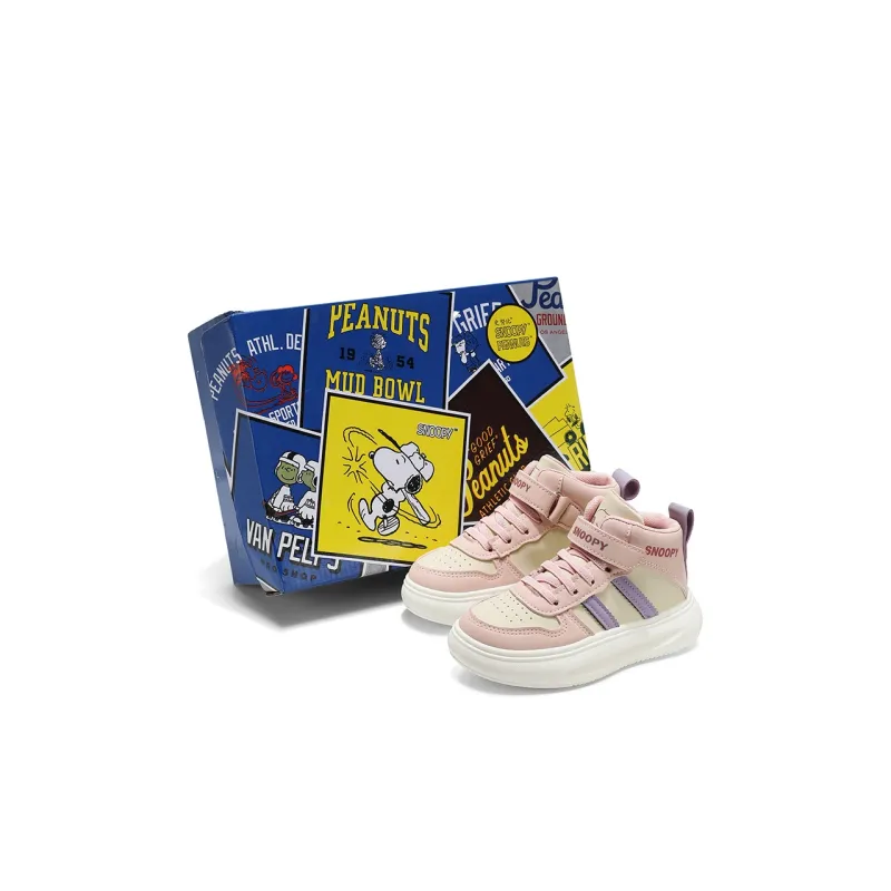 SNOOPY Cloud Wander Wear Resistant Anti Kick Mid Top Kids Lifestyle Shoes Kids'-5