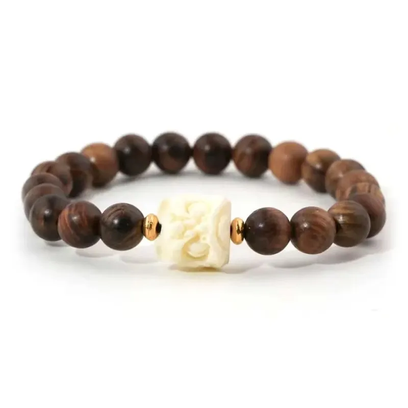 Green Craftsman Sandalwood Bracelets Unisex-0