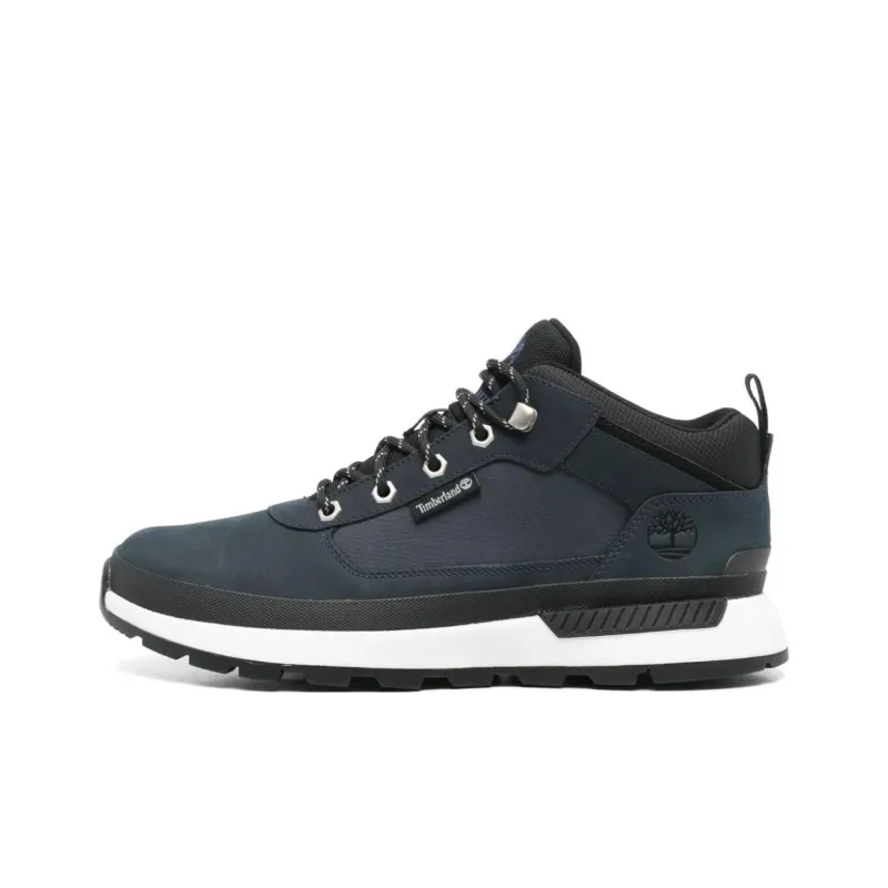 Timberland Field Trekker Anti-Slip Wear-Resistant Mid-Top Outdoor Shoes Men's Blue Black-0