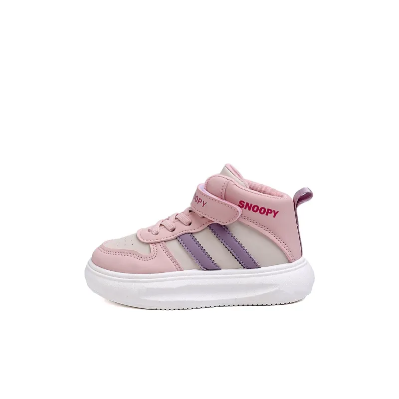 SNOOPY Cloud Wander Wear Resistant Anti Kick Mid Top Kids Lifestyle Shoes Kids'-4