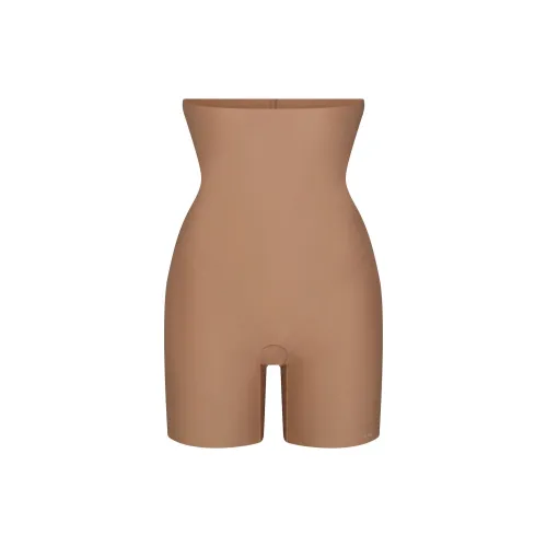 SKIMS FW24 BODY CORE SCULPT HIGH WAISTED SHORT Shapewear Bottom Women's SIENNA/Ochre