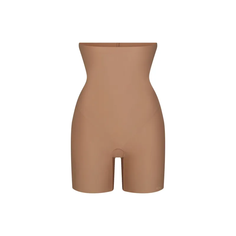 SKIMS FW24 BODY CORE SCULPT HIGH WAISTED SHORT Shapewear Bottom Women's SIENNA/Ochre-0