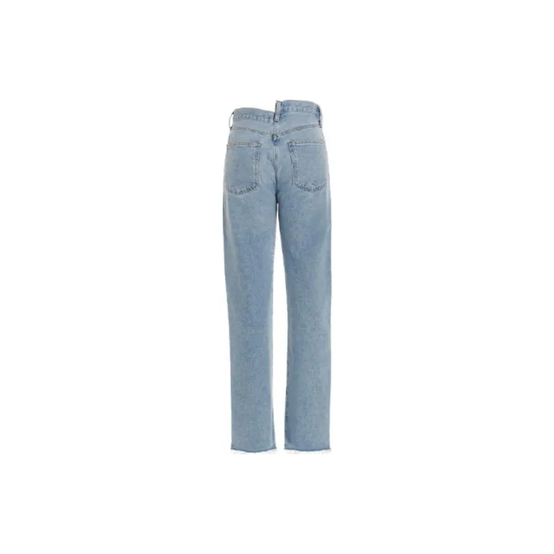 AGOLDE Criss Cross Straight-leg Jeans-1