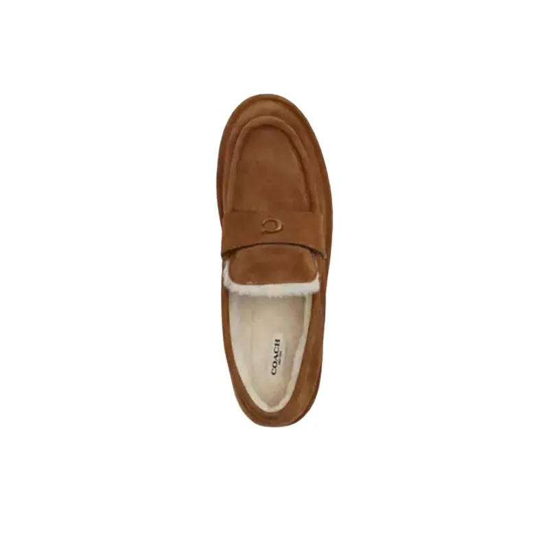 COACH Forest Slipper Loafers Women's Brown-3