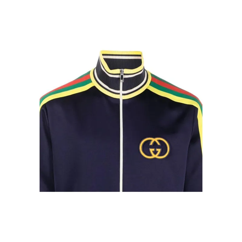 GUCCI Jackets Men Blue-8
