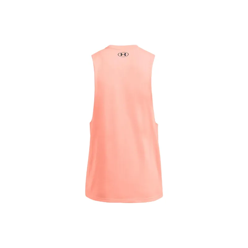 Under Armour ProjectRock Payoff Tank Tops Men's Air Orange/Black-1