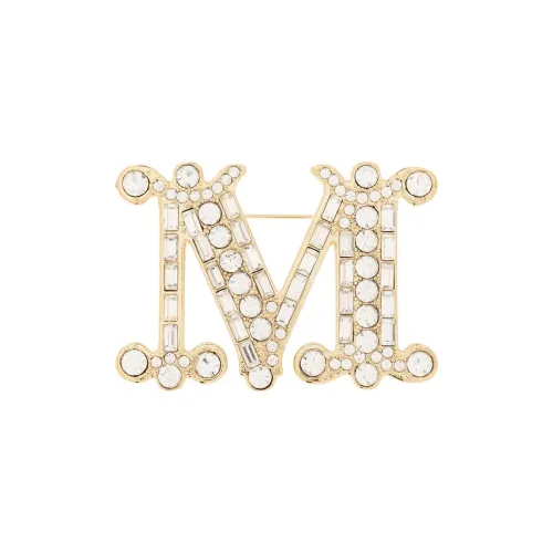 MaxMara Metal Brooches Women's Gold
