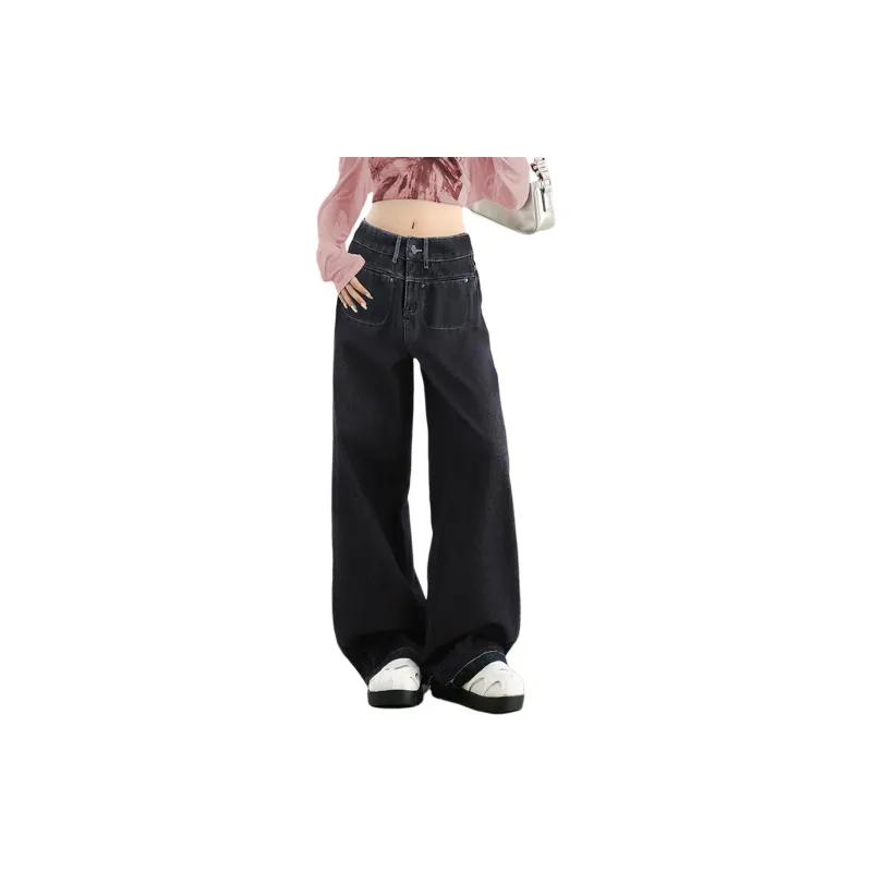 Weixi Jeans Women's Black Gray Color-1