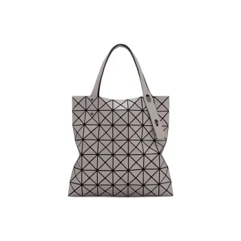 ISSEY MIYAKE Prism Polyvinyl Chloride PVC Resin Tote Bag Shopping Bag Handbags Women's Gray