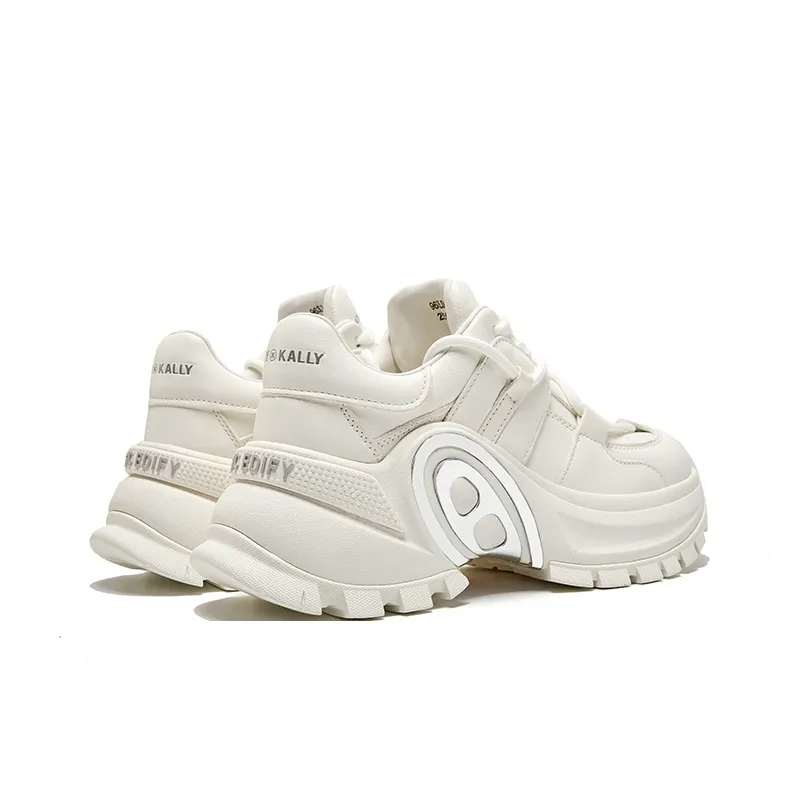 CHERYKALLY Anti Slip And Wear Resistant Height Increasing Low Top Chunky Sneakers Women's-10