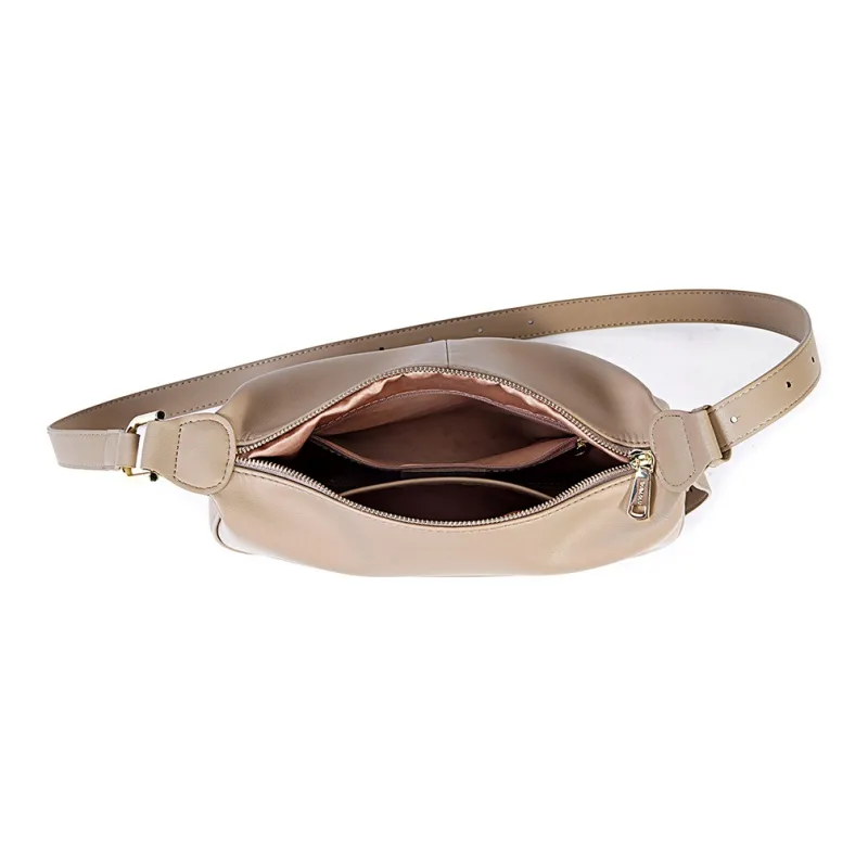 Dubaolu Synthetic Leather Crossbody Bag, Shoulder Bag Women's Caramel Brown/Classic Black/Ecru & Brown/Oat Apricot-27