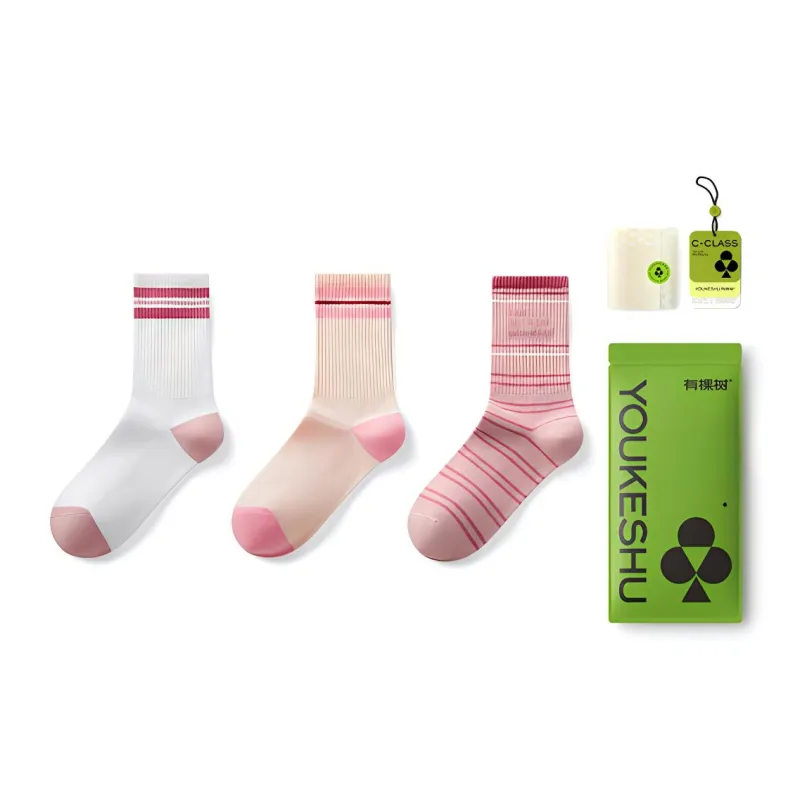 YOUKESHU Mid Calf Socks Women's-6