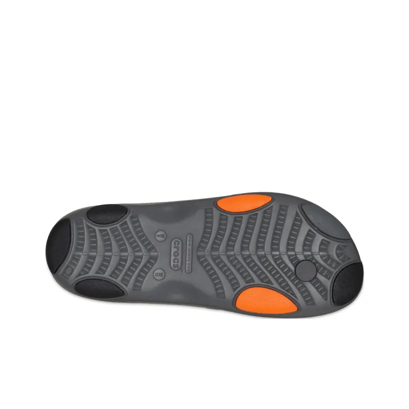 Crocs Flip Flops Unisex Dark Gray-3