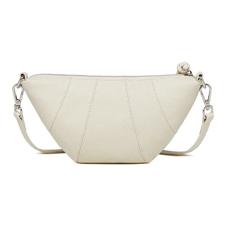 ZOOLER Top Grain Cow Leather Crossbody Bag Regular Women's Elephant Gray/Hepburn Black/Jasper/Milk White-10
