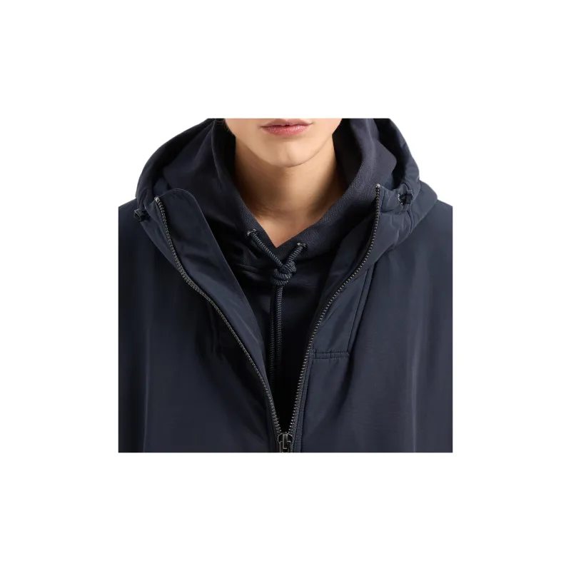 ARMANI EXCHANGE Hooded Zip Up Jacket-4