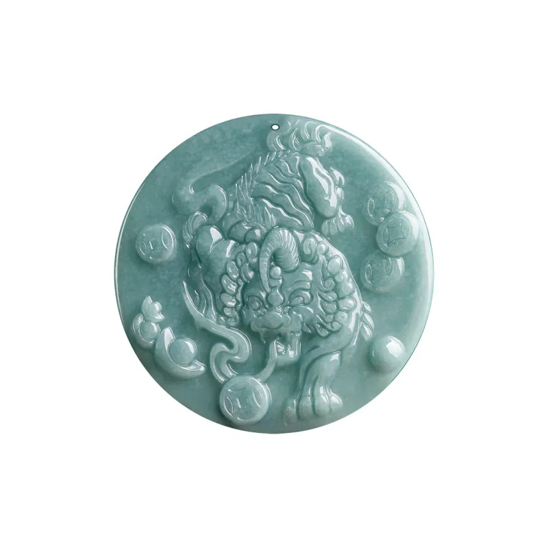 Jade Is Boundless Bean Type Jadeite Necklaces Unisex-0
