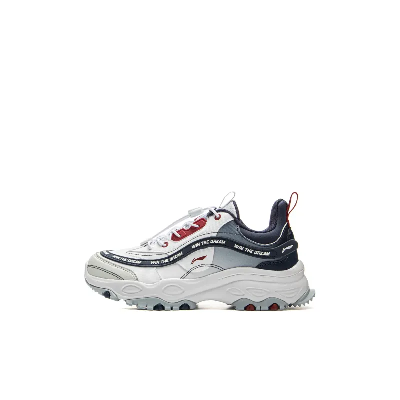 LINING YOUNG Cushioning Low Top Kids Lifestyle Shoes Standard White Kids'-0