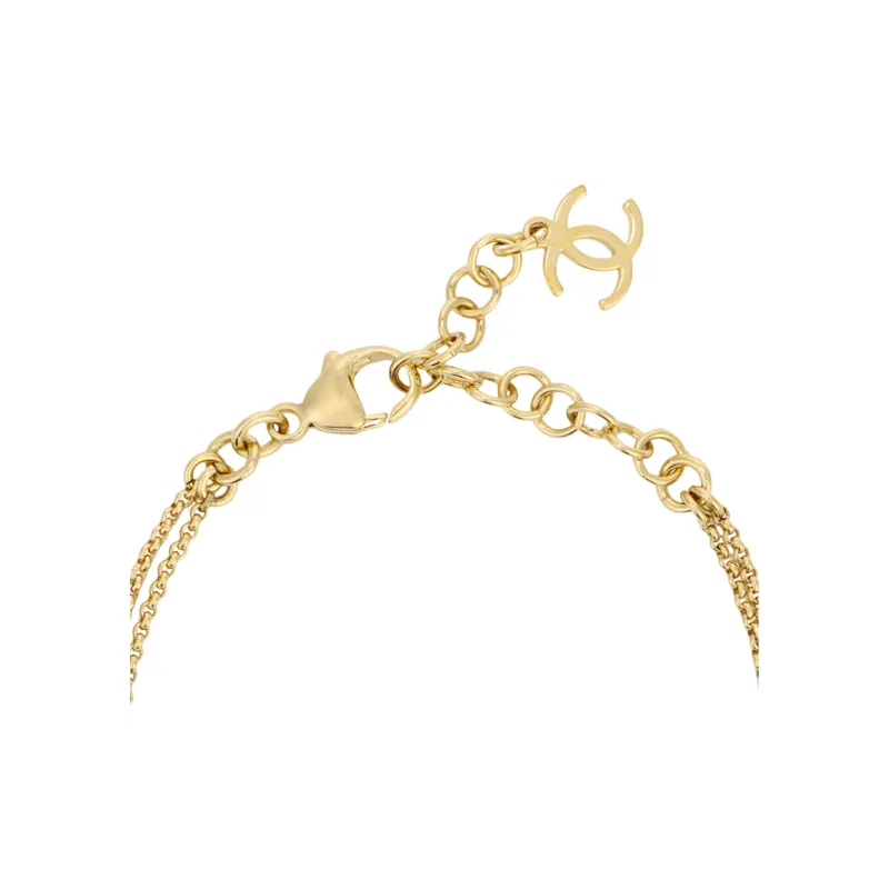 CHANEL Metal Bracelets Women's Black-3