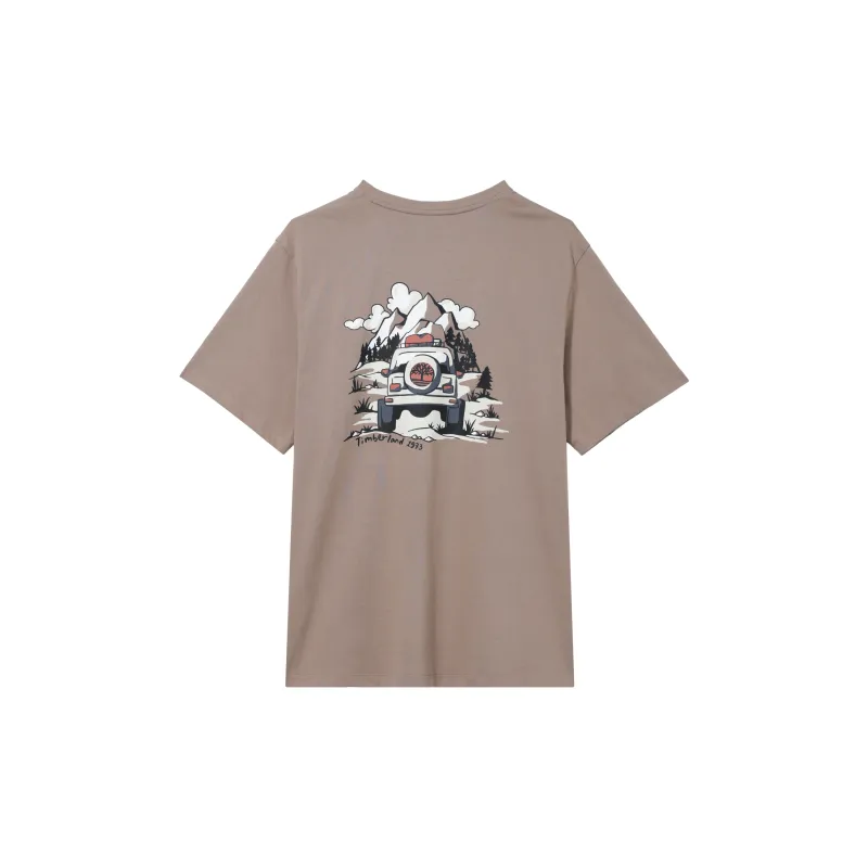 Timberland T Shirts Men Brown-1