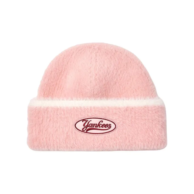 MLB Polyurethane Beanies Unisex Pink-0